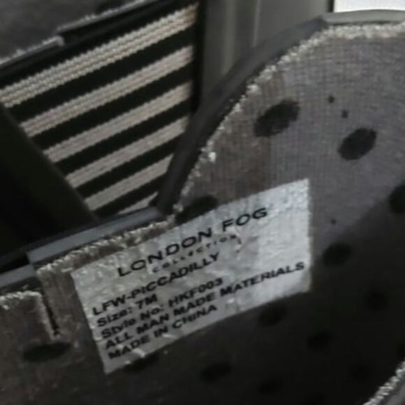 London Fog women's Chelsea rain boot Piccadilly black size 8 Garden fall sleek - Picture 5 of 7